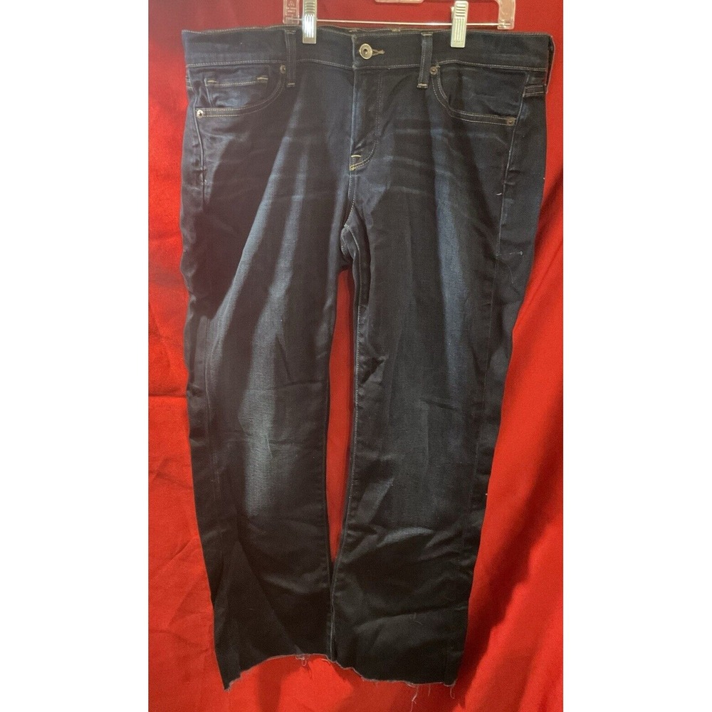 Lucky Brand Jeans Women's Charlie Baby Boot Raw Hem 12 / 31 Medium Wash Stretchy